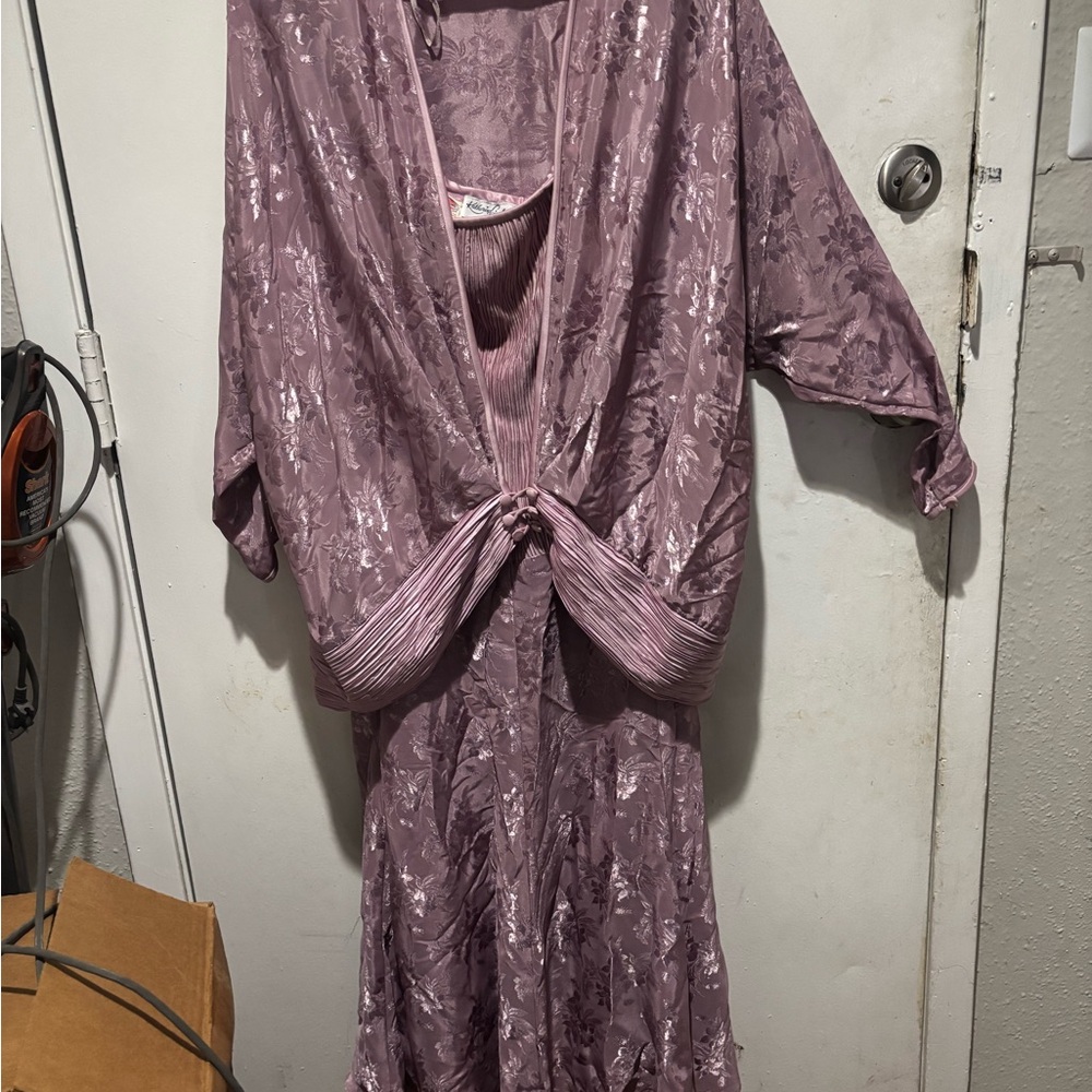 Katherine Lindsay Pink Satin Dress